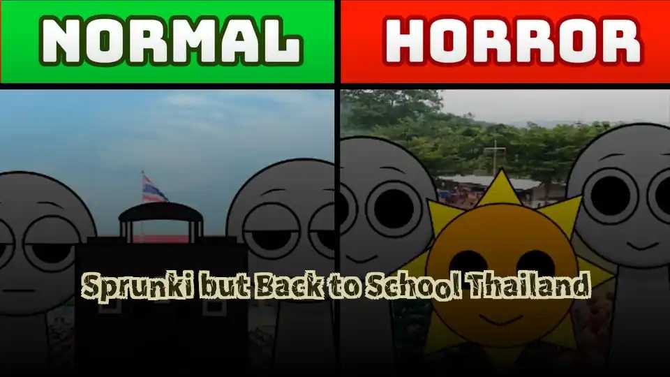Sprunki but Back to School Thailand