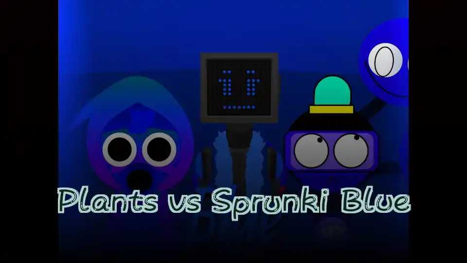 Plants vs Sprunki Blue