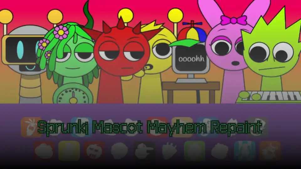 Sprunki Mascot Mayhem Repaint