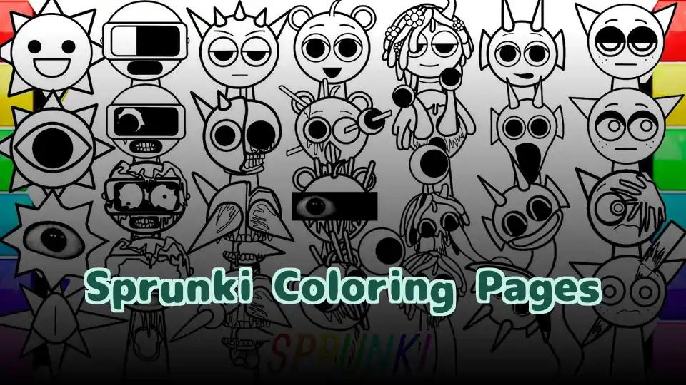 Sprunki Coloring Pages