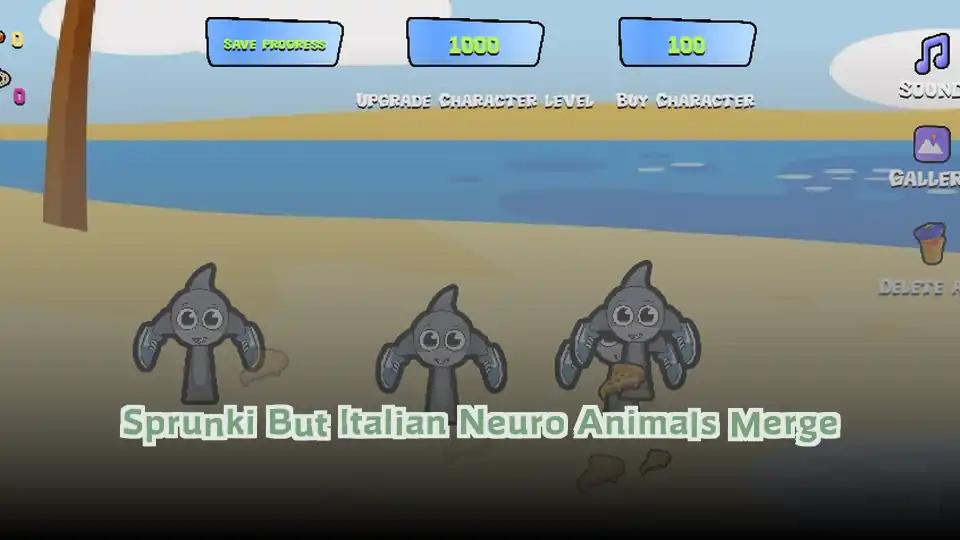 Sprunki But Italian Neuro Animals Merge