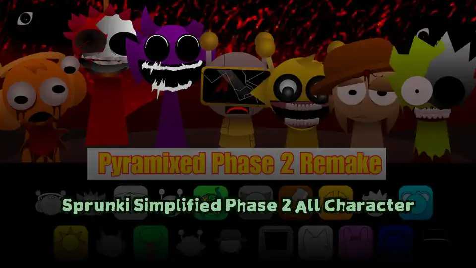 Sprunki Simplified Phase 2 All Character