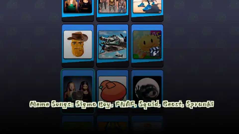 Meme Songs: Sigma Boy, FNAF, Squid, Beast, Sprunki