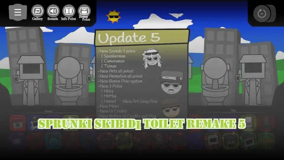 Sprunki Skibidi Toilet Remake 5
